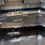 Countertop before and after